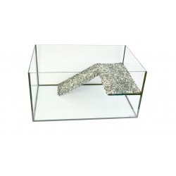 Akwaterrarium 60x40x30cm Akwarium dla żółwia 