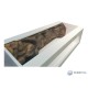 Terrarium dla żółwia 120x50x40 Białe z tłem