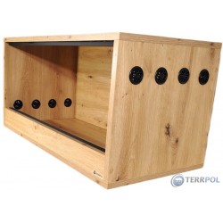 Terrarium 80x40x40 cm Dąb Artisan – zestaw do samodzielnego montażu