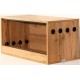 Terrarium 80x40x40cm płyta meblowa dąb Wotan – zestaw do samodzielnego montażu