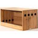 Terrarium 80x40x40cm płyta meblowa dąb Wotan – zestaw do samodzielnego montażu