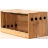 Terrarium 80x40x40cm płyta meblowa dąb Wotan – zestaw do samodzielnego montażu