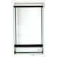 Terrarium szklane 30x30x50 cm – silikon czarny | TERRPOL