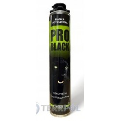 Czarna pianka montażowa PRO BLACK 750ml