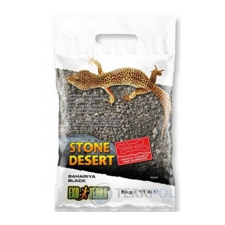 Podłoże Exo Terra Stone Desert, czarna pustynia, 5kg