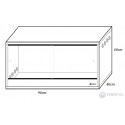 Terrarium 90x40x60  dla agamy, jeża, gekona, węża