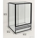 Terrarium szklane gilotyna 40x20x50cm Terrpol