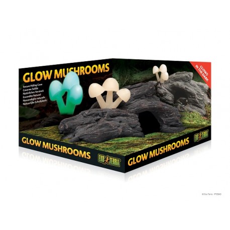 EXO TERRA Glow Mushrooms dekoracja grzyby fluorescencyjne